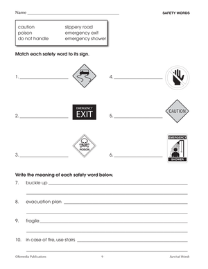 Essential Vocabulary: Survival Words Gr. 4-12. R.L. 3-4