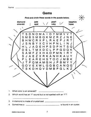 Word Search Puzzles: Research Gr. 3-4