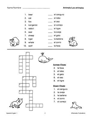 Spanish-English Book 1 Gr. 2+