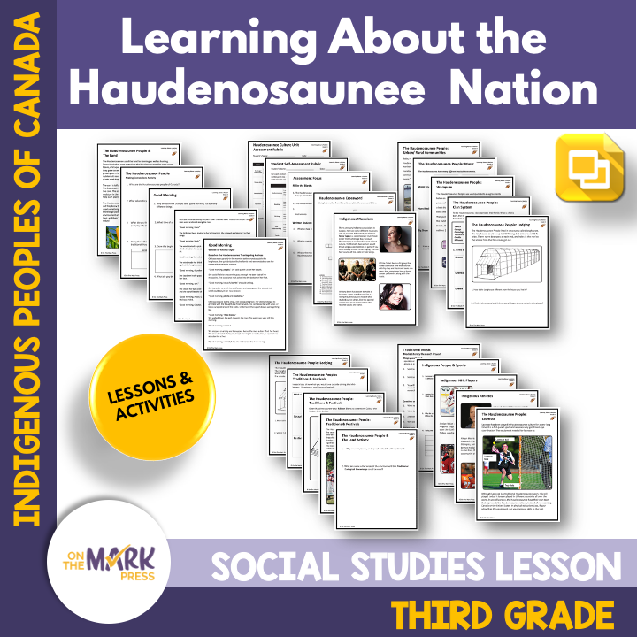 Learning About the Haudenosaunee Nation Grade 3 Google Slides & Printables Distance Learning