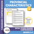 Provincial Characteristics: A CDN Social Studies/Reading Gr. 3-4 Google Slides