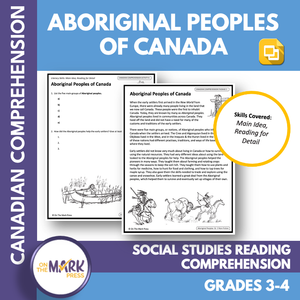 Aboriginal Peoples, Provincial Characteristics & More, Google Slides Gr 3-4 Bundle