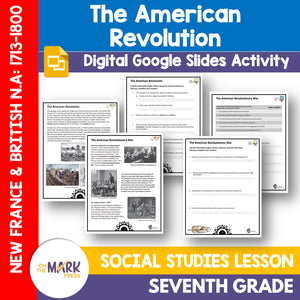 The American Revolution Grade 7 Google Slides Lesson & Printables