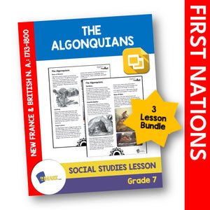 The First Nations People Grade 7 Google Slides Lesson & Printables Bundle!