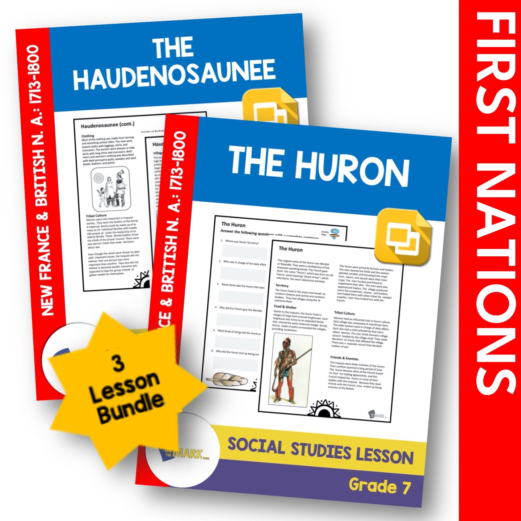 The First Nations People Grade 7 Google Slides Lesson & Printables Bun