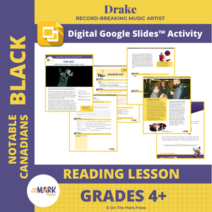 Drake, Google Slides Reading Lesson Grades 4+