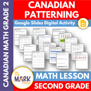 Canadian Patterning Grade 2 Google Slides & Printables