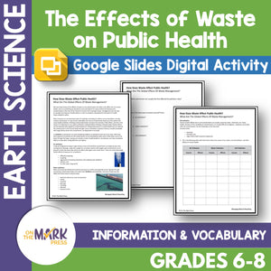 The Effects of Waste on Public Health Grades 6-8 Google Slides & Printables