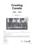 Creating Canada 1850-1890 Grade 8 - 10/pk workbooks