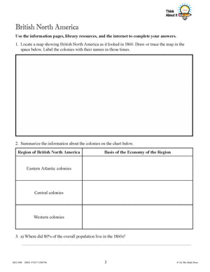 Creating Canada 1850-1890 Grade 8 - 10/pk workbooks