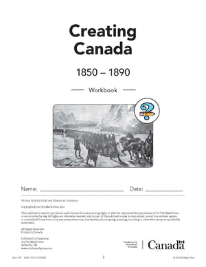 Creating Canada 1850-1890 Grade 8 -  10/pk HI/LO workbooks