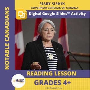 Mary Simon Canada's Governor General Google Slide & Printable Grades 4+