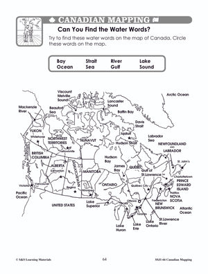 Map Vocabulary Worksheets Grades 1-2