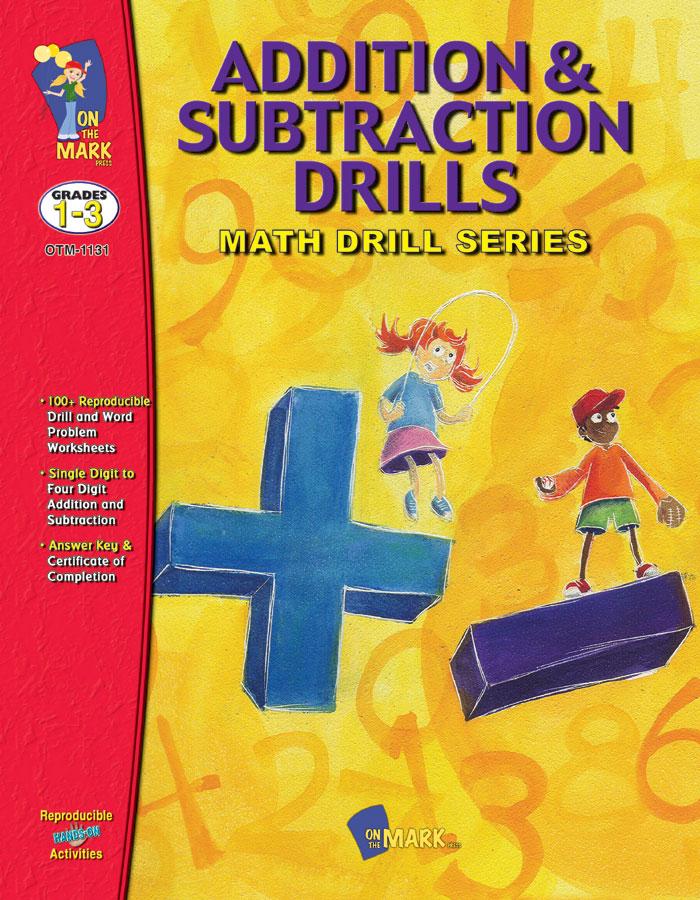 Addition & Subtraction Drills Bundle! Grades 1-3