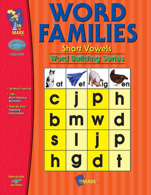 Word Families: Short Vowels Grades 1-2