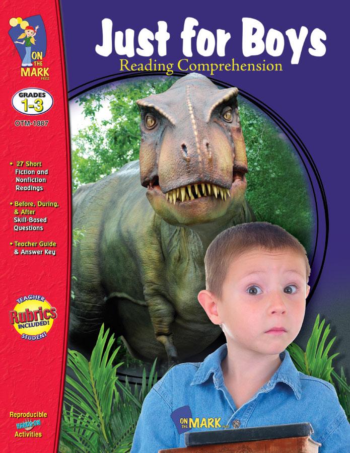 Just for Boys Grades 1-3 Fiction & Nonfiction Reading Comprehension