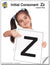 Initial Consonant Letter "Z" Lesson # 21 Kindergarten - Grade 1 Lesson Plan