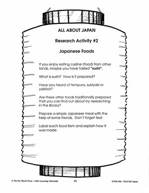 Japan - "Land of the Rising Sun" Grades 4-6