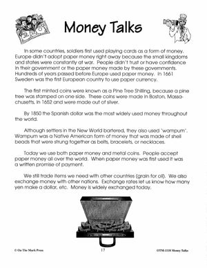 Money Talks: Using US Currency Grades 3-5