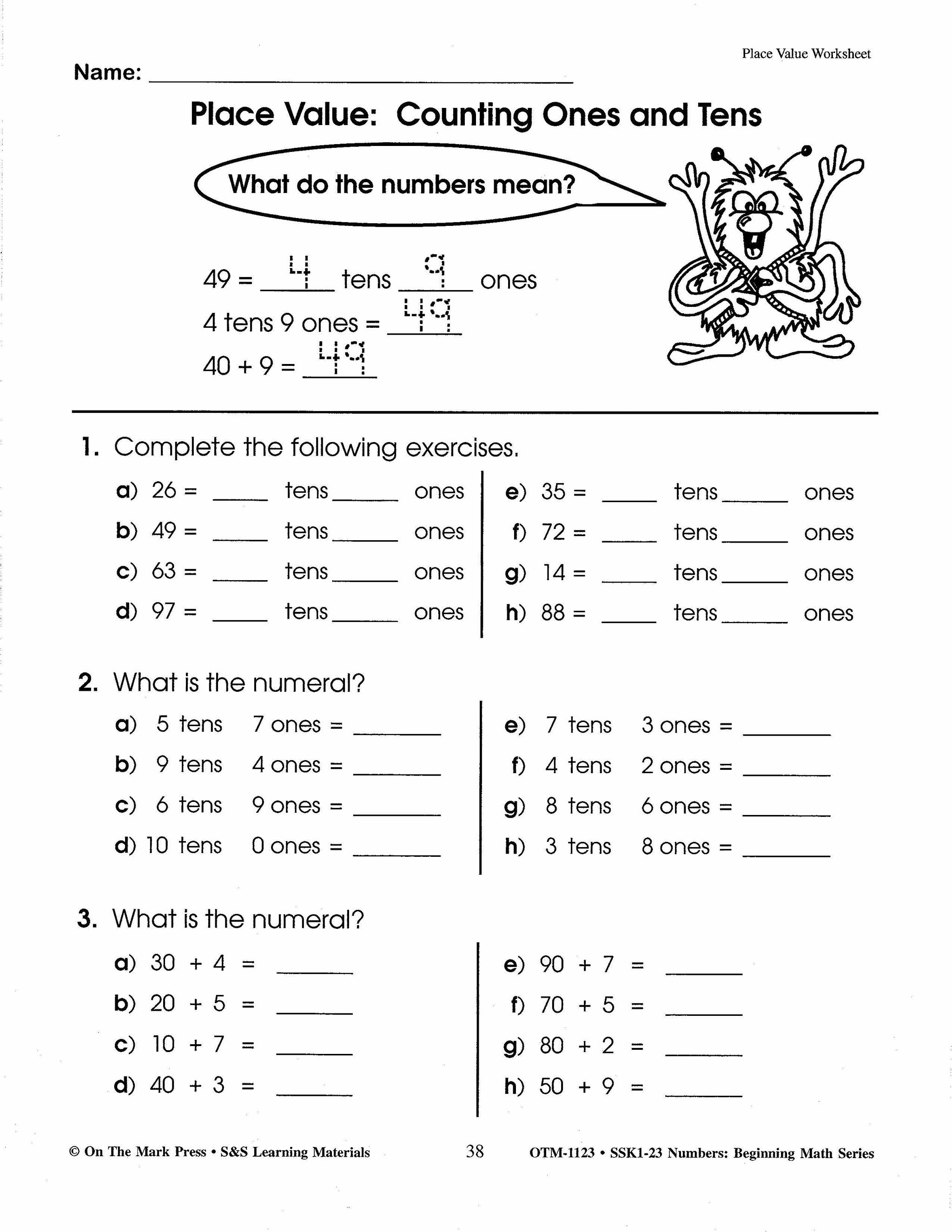 Numbers Activities with Real World Applications! - Beginning Math Series Grades 1-3