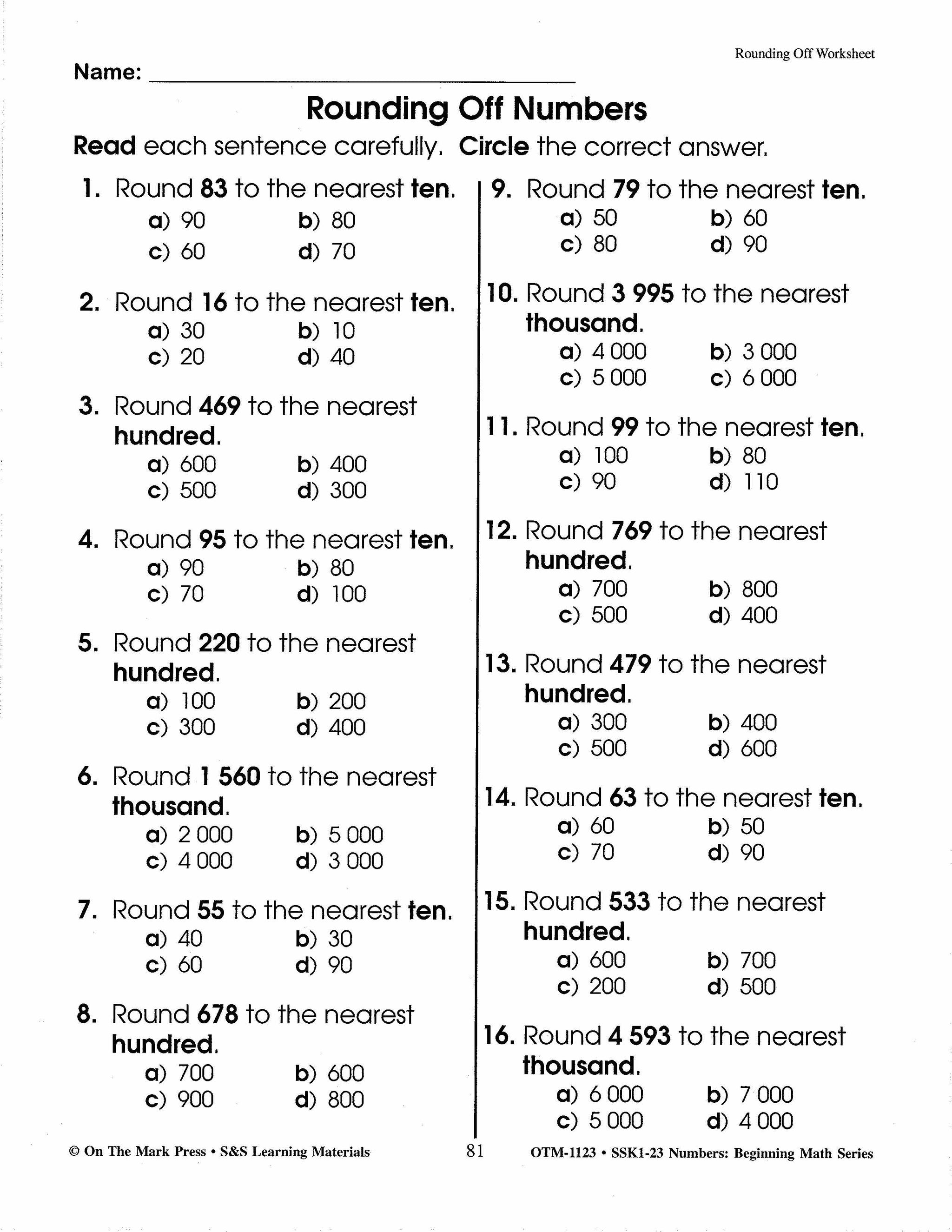 Numbers Activities with Real World Applications! - Beginning Math Series Grades 1-3