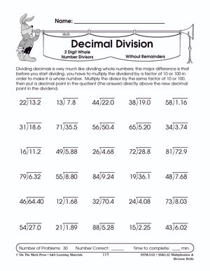 Multiplication & Division Drills Bundle! Grades 4-6