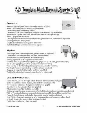 Teaching Math Through Sports (US Version) Grades 5-8