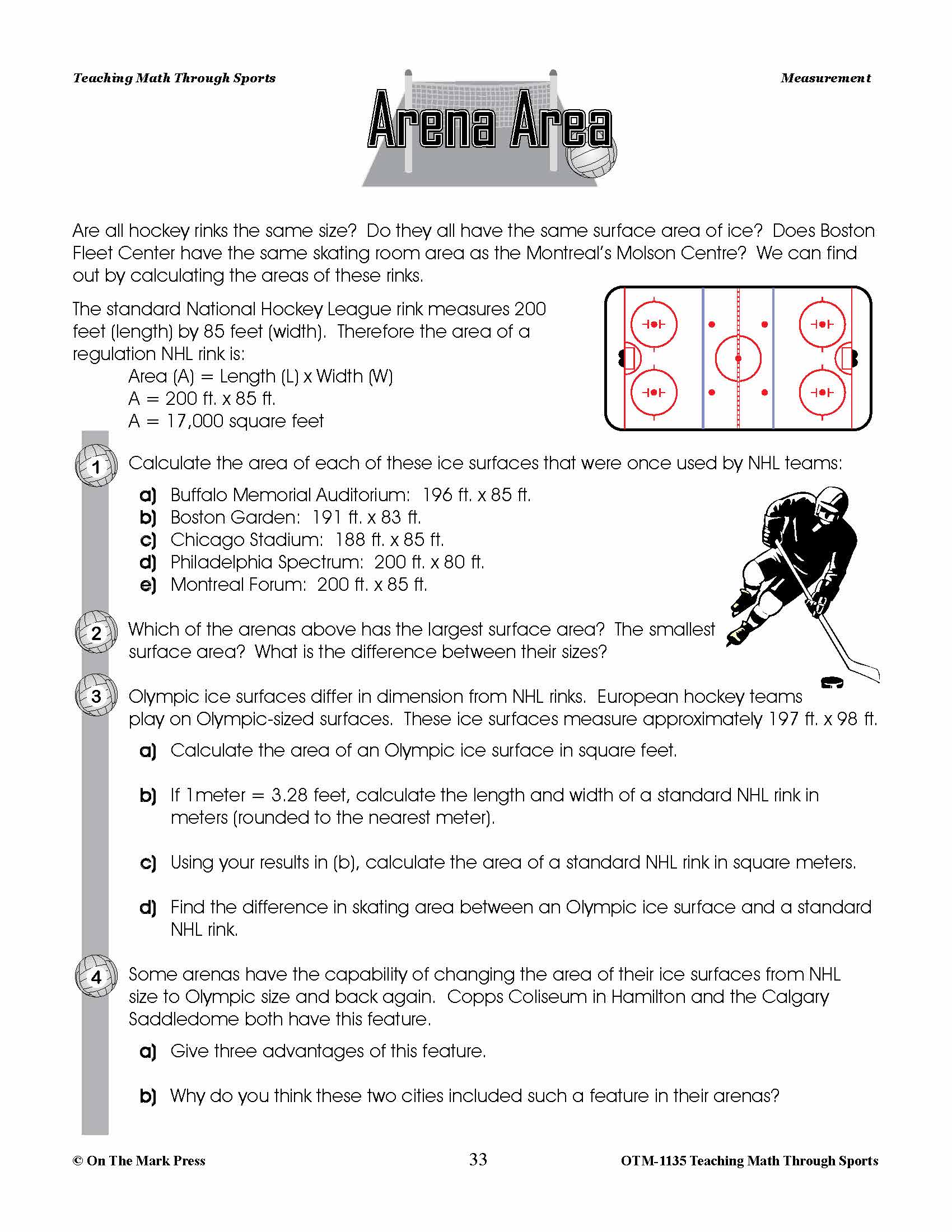 Teaching Math Through Sports (US Version) Grades 5-8