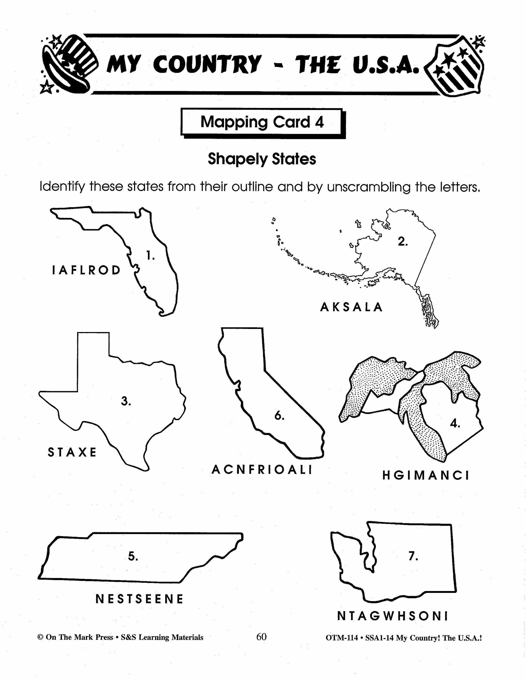 My Country, the USA! Grades 2-4