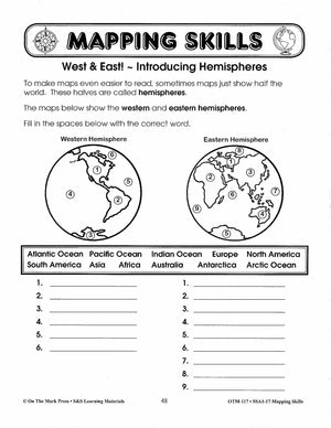 Mapping Skills Grades 1-3