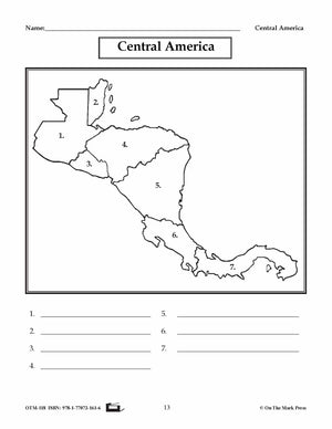 Outline Maps of the World Grades 1-8