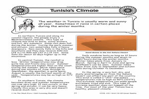 All About Tunisia Grades 3-5