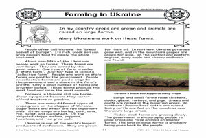 All About Ukraine Grades 3-5