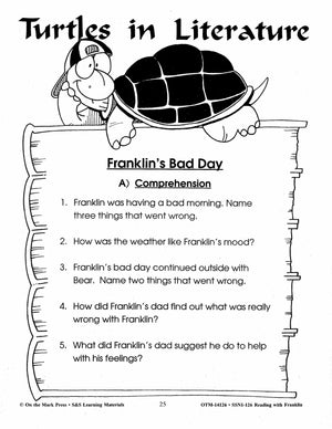 Reading with Franklin the Turtle Author Study Grades 1-3