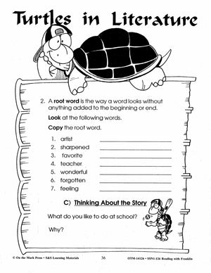 Reading with Franklin the Turtle Author Study Grades 1-3