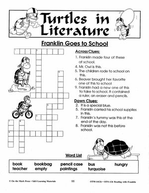 Reading with Franklin the Turtle Author Study Grades 1-3