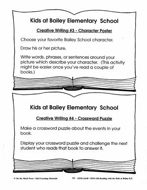 Reading with the Kids at Baily Elementary School Author Study Grades 2-4