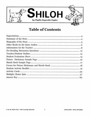 Shiloh, by Phyllis Reynolds Naylor Lit Link Grades 4-6