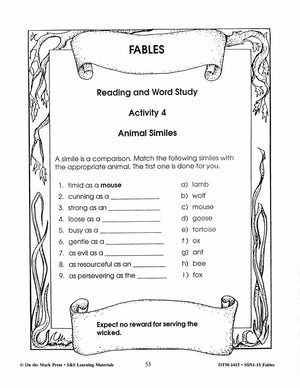 Fables Grades 4-6