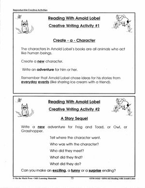 Reading with Arnold Lobel Author Study Grades 1-3 (Frog & Toad books)