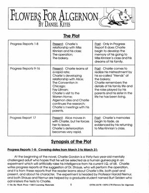 Flowers for Algernon, by Daniel Keyes Lit Link Grades 7-10