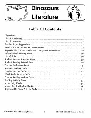 Danny and the Dinosaur Activities & More! Grades 1-3 Dinosaurs in Literature,