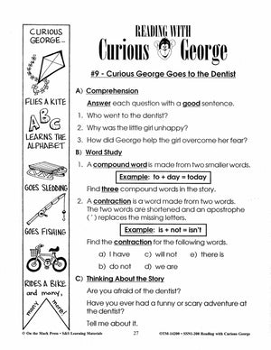 Reading with Curious George Author Study Grades 2-4