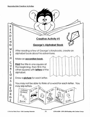 Reading with Curious George Author Study Grades 2-4