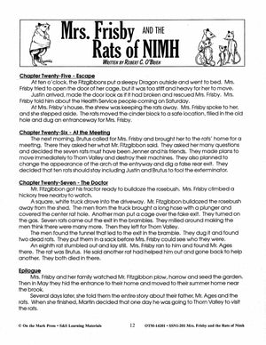 Mrs. Frisby & the Rats of Nimh, by Robert C. O'Brian Lit Link Grades 4-6