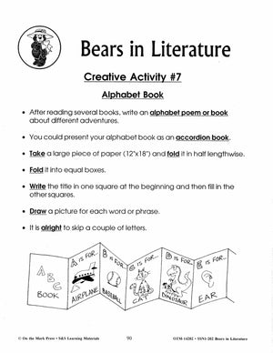 Bears in Literature - Corduroy, Beady Bear, Bearymore and more! Grades 1-3