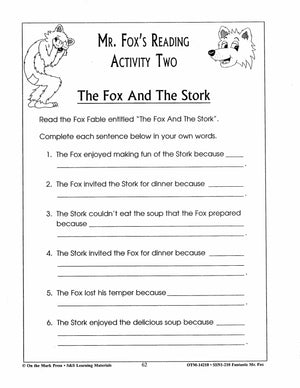 Fantastic Mr. Fox, by Roald Dahl Lit Link Grades 4-6