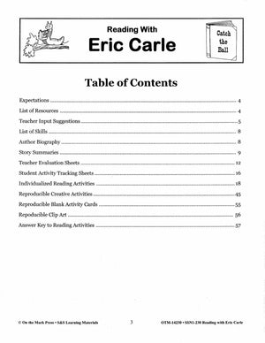 Eric Carle Author Study Grades 1-3