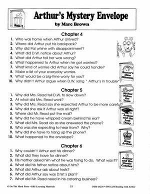 Reading with Arthur, by Marc Brown Author Study Grades 1-3