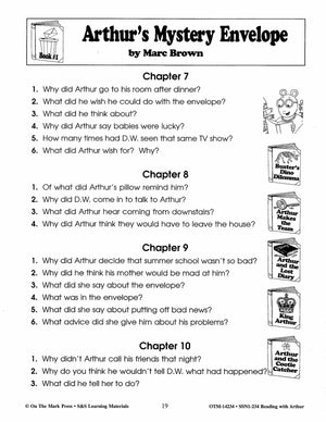 Reading with Arthur, by Marc Brown Author Study Grades 1-3